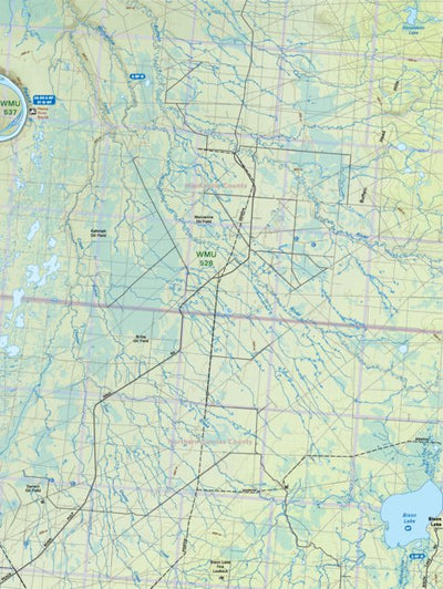 NOAB75 Bison Lake - Northern Alberta Topo