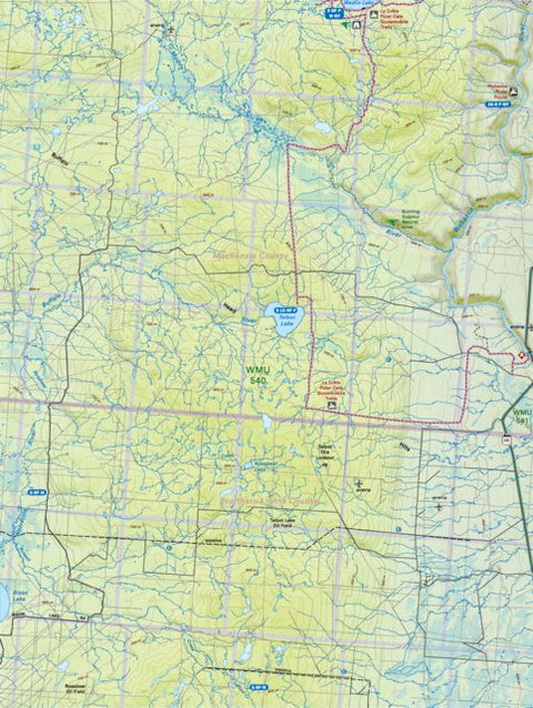 NOAB76 Talbot Lake - Northern Alberta Topo