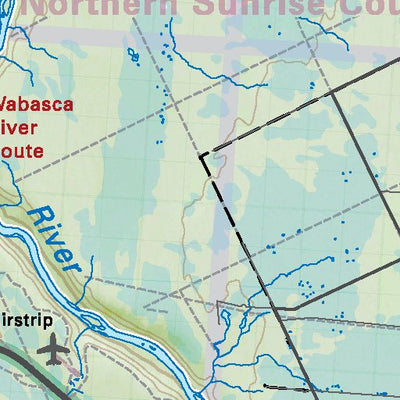 NOAB77 Senex Creek - Northern Alberta Topo
