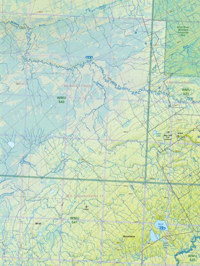 NOAB78 Burnt Lakes - Northern Alberta Topo