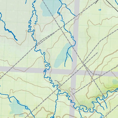 NOAB78 Burnt Lakes - Northern Alberta Topo