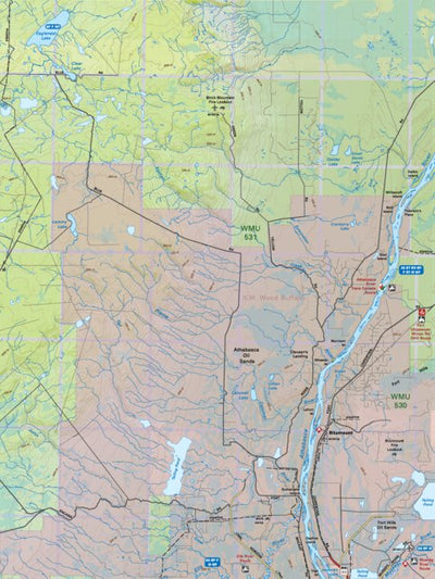 NOAB81 Bitumount - Northern Alberta Topo