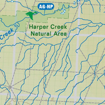 NOAB88 Garden Creek - Northern Alberta Topo