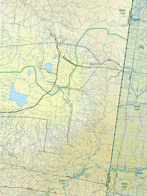 NOAB91 Petitot River - Northern Alberta Topo