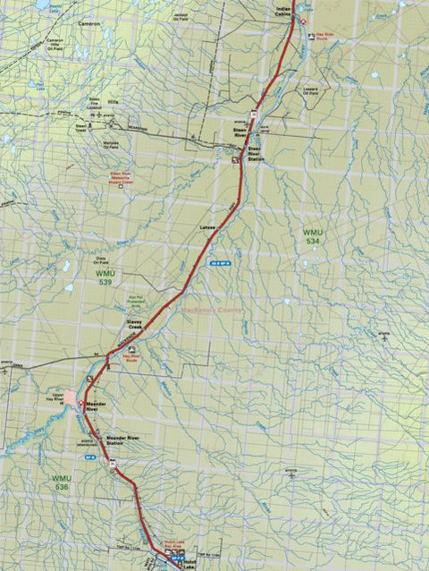 NOAB93 Meander - Northern Alberta Topo