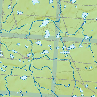 NOAB94 Margaret Lake - Northern Alberta Topo