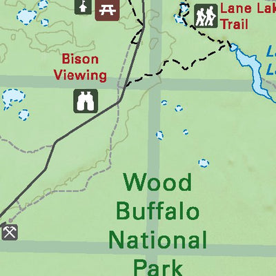 NOAB96 Fort Smith - Northern Alberta Topo