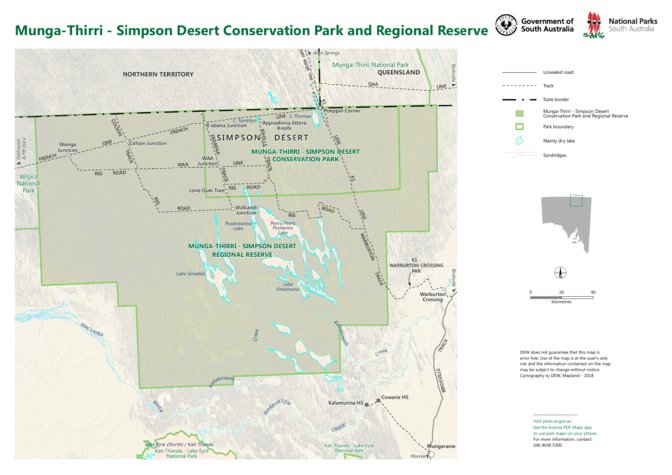 simpson desert map