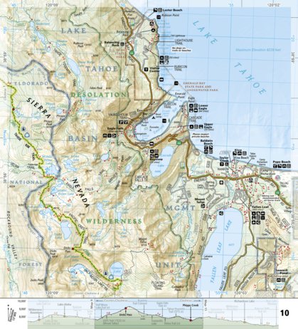 1013 Tahoe Rim Trail (map 10)