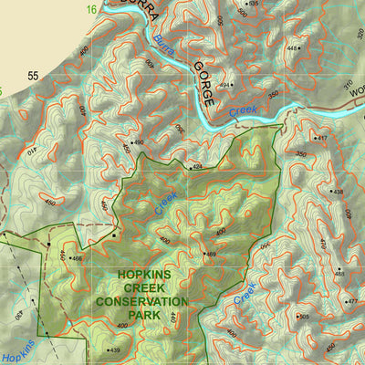 Heysen Trail map 3d - Tothill Gap to Burra