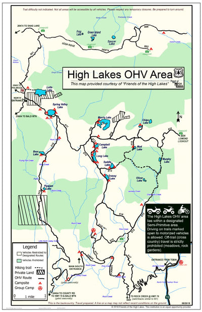 High Lakes OHV Area (2018)