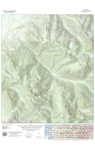 2018 Skagit Topo Illabot Peaks