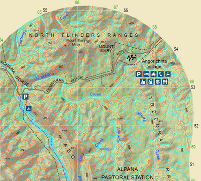 Heysen Trail Map 8 - Mernmerna Creek to Parachilna Gorge Bundle