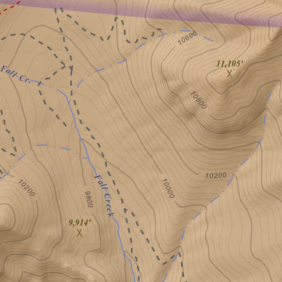 Elephant Head Rock, Colorado 7.5 Minute Topographic Map - Color Hillshade