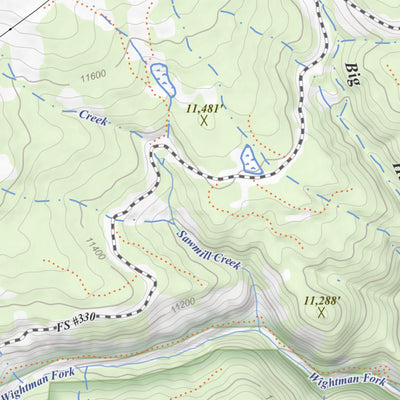 Summitville, Colorado 7.5 Minute Topographic Map