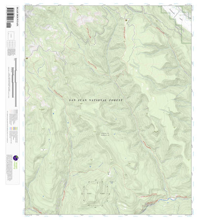 Bear Mountain, Colorado 7.5 Minute Topographic Map