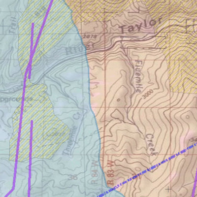 2018 GMU 55 Colorado Big Game (Elk/Mule Deer) Hunting Map (Habitat and range)