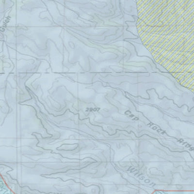 2018 GMU 581 Colorado Big Game (Elk/Mule Deer) Hunting Map (Habitat and range)