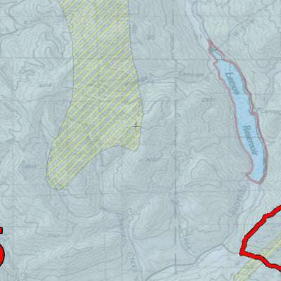 2018 GMU 75 Colorado Big Game (Elk/Mule Deer) Hunting Map (Habitat and range)
