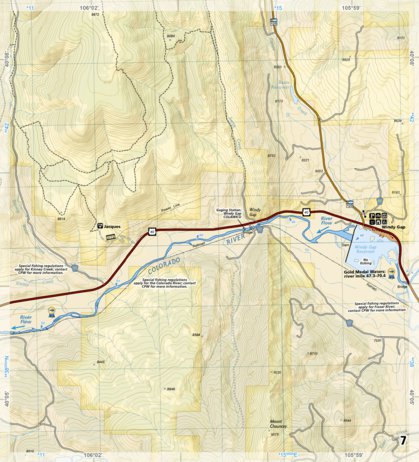 2306 Colorado River Headwaters to Kremmling (map 07)
