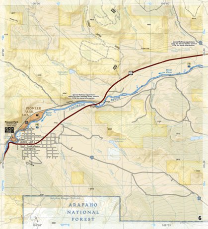 2306 Colorado River Headwaters to Kremmling (map 06)