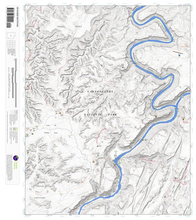 Spanish Bottom, Utah 7.5 Minute Topographic Map