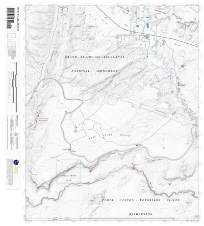 West Clark Bench, Utah 7.5 Minute Topographic Map