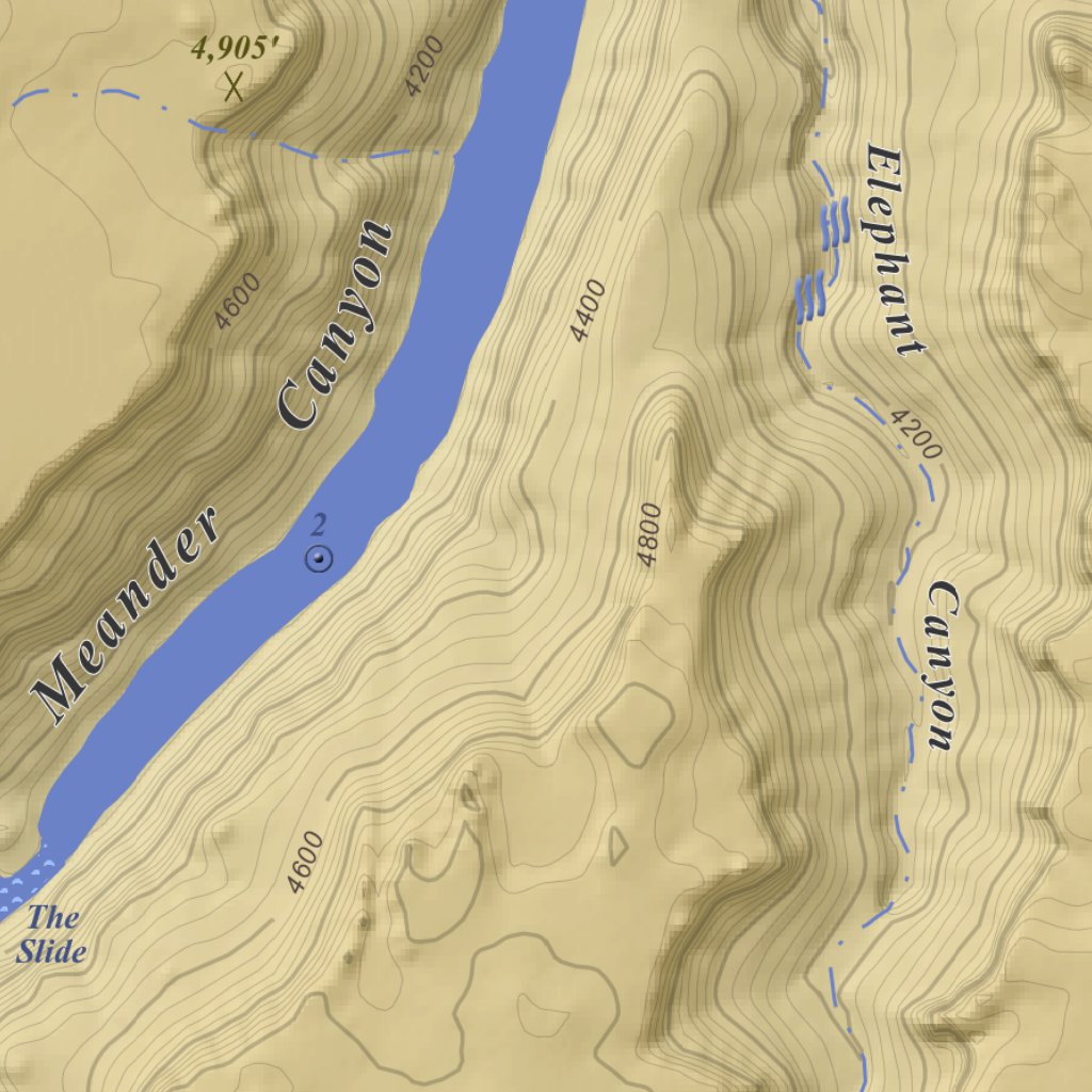 The Loop, Utah 7.5 Minute Topographic Map - Color Hillshade by Apogee ...
