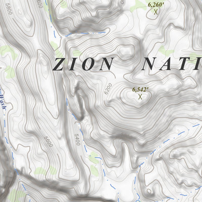 Springdale East, Utah 7.5 Minute Topographic Map
