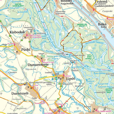 Szigetköz Hanság Fertő térképszett map bundle