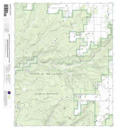 Woods Canyon, Colorado 7.5 Minute Topographic Map