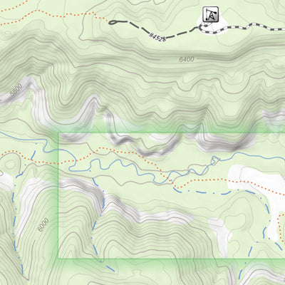 Woods Canyon, Colorado 7.5 Minute Topographic Map