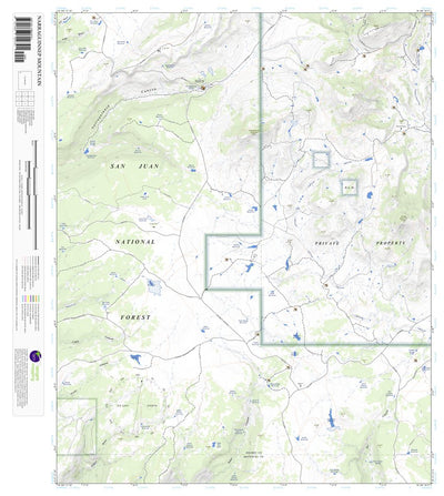 Narraguinnep Mountain, Colorado 7.5 Minute Topographic Map