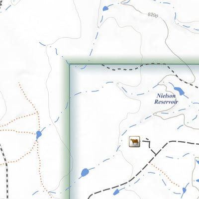 Narraguinnep Mountain, Colorado 7.5 Minute Topographic Map