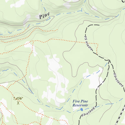 Doe Canyon, Colorado 7.5 Minute Topographic Map