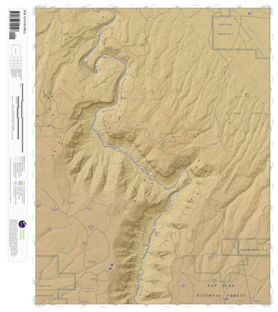 Joe Davis Hill, Colorado 7.5 Minute Topographic Map - Color Hillshade