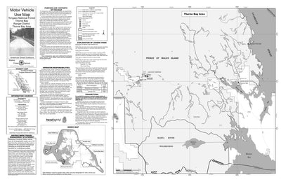 TNF Craig and Thorne Bay RD 2024 MVUM Maps 1-4 Preview 1