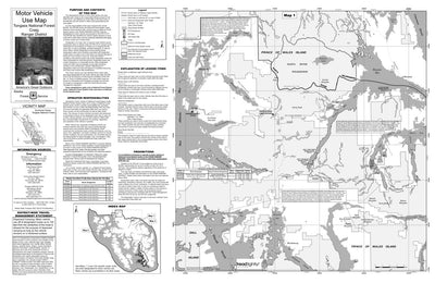 TNF Craig and Thorne Bay RD 2024 MVUM Maps 5-8 Preview 1