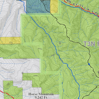 Colorado GMU 12 Topographic Hunting Map