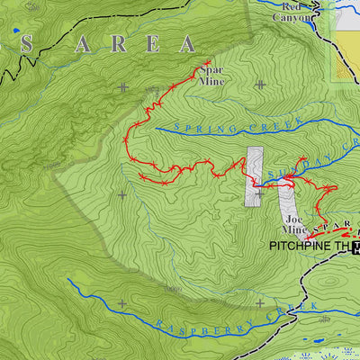 Colorado GMU 16 Topographic Hunting Map