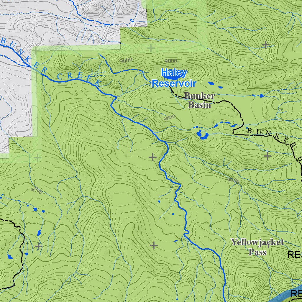 Colorado GMU 231 Topographic Hunting Map map by DIY Hunting Maps ...