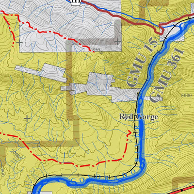 Colorado GMU 361 Topographic Hunting Map
