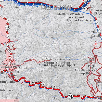 Colorado GMU 391 Topographic Hunting Map