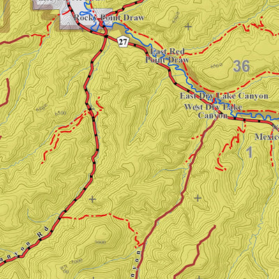 Colorado GMU 21 Topographic Hunting Map