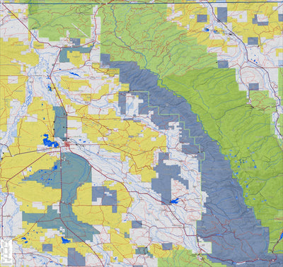 Colorado GMU 6 Topographic Hunting Map