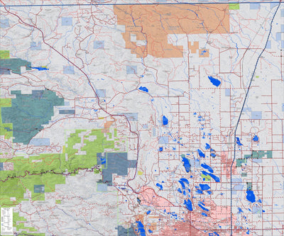 Colorado GMU 9 Topographic Hunting Map