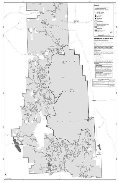 Modoc MVUM - Warner Mountain (south)