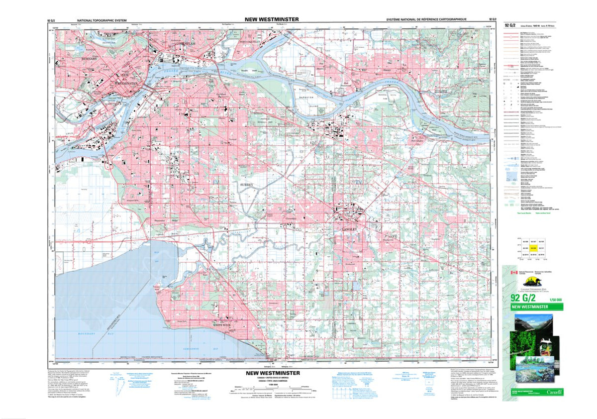 Mission, BC (092G01 CanMatrix) Map by Natural Resources Canada | Avenza ...