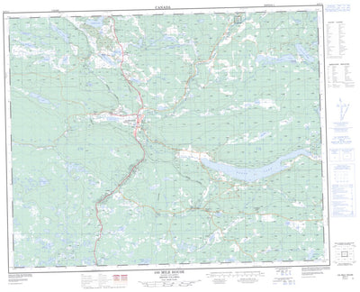 100 Mile House, BC (092P11 CanMatrix)