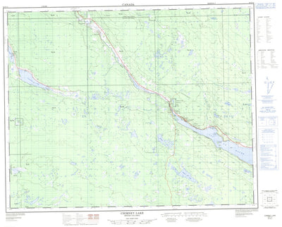 Chimney Lake, BC (092P13 CanMatrix)